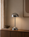 Pia | Rechargeable Chrome Lamp