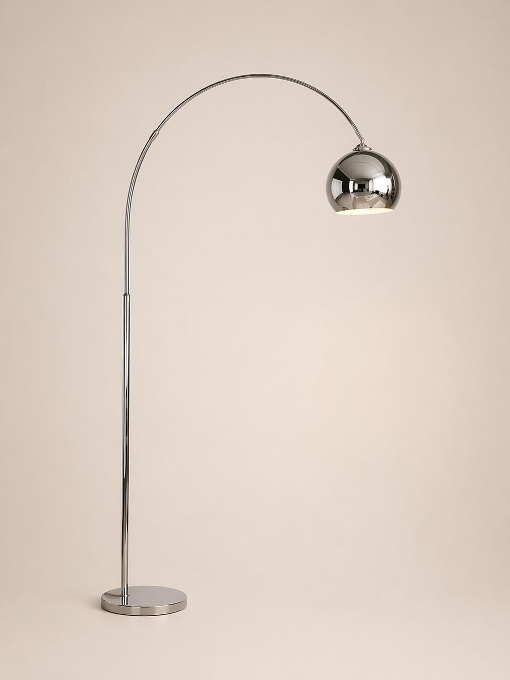 Apollo Chrome Arc Lamp