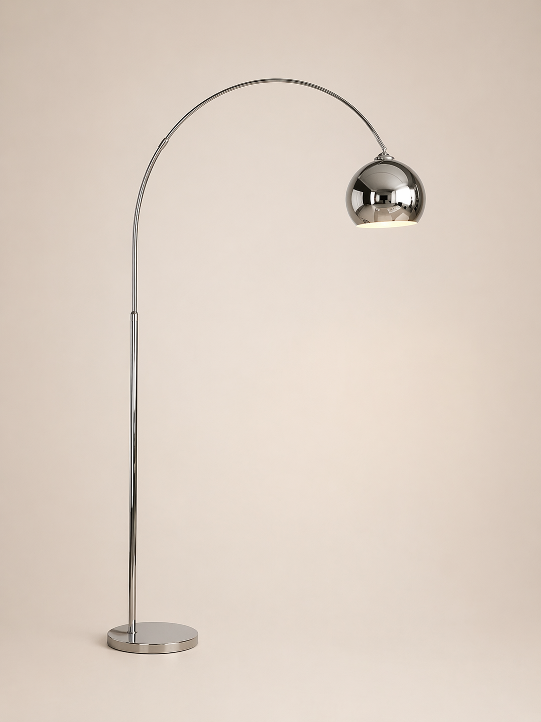 Apollo Chrome Arc Lamp