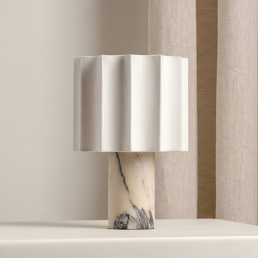 Hattie Marble Table Lamp
