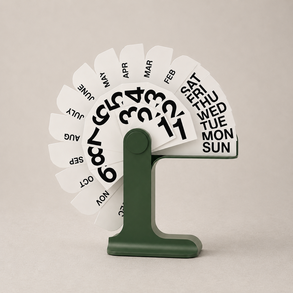 Retro Flip Calendar